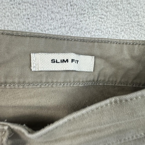 Flint and Tinder Pants Mens 33 Khaki 365 Slim Fit Stretch Chino Casual 5 Pocket - Picture 6 of 14